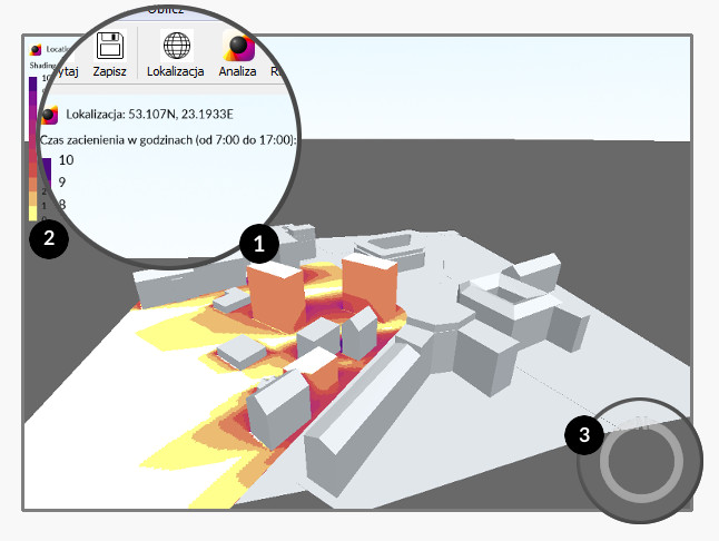 Shadow Analysis 2 - 3D view